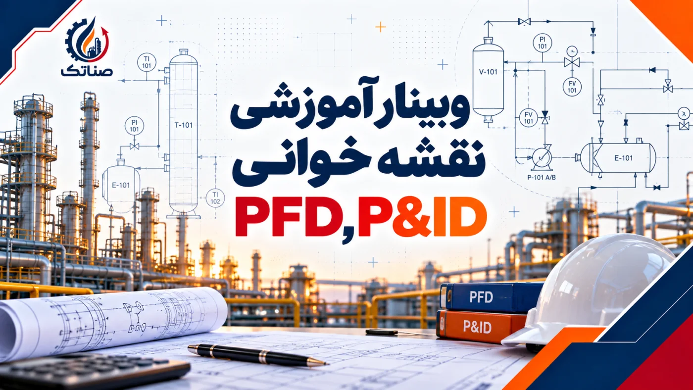 وبینار نقشه‌خوانی PFD و P&ID
